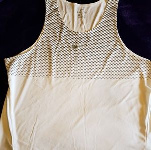 Men's White Nike Tank Top